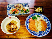 キタアカリのコロッケ定食