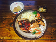 チキン味噌カツ定食